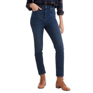 Madewell The Perfect Vintage Jean Size 27 Dark Blue Wash High-Rise Tapered Leg